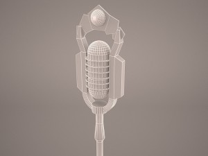 microphone Model 3D