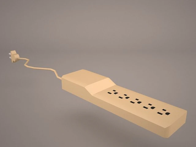 electrical outlet 3D Model .c4d .max .obj .3ds .fbx .stl .blend 