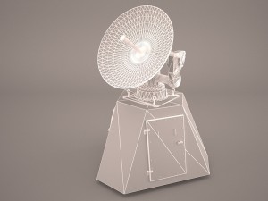 Radar antenna 3D 模型