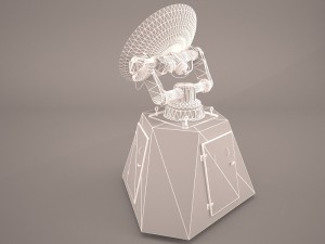 Radar antenna 3D 模型