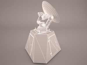 Radar antenna 3D 模型