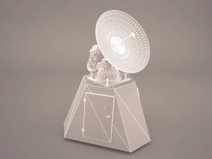 Antena radarowa Model 3D