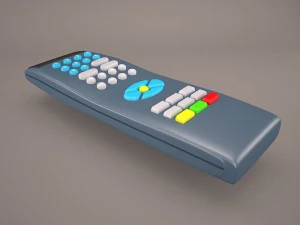 kendali jarak jauh Model 3D