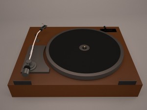 turntable vestax guber 3D मॉडल