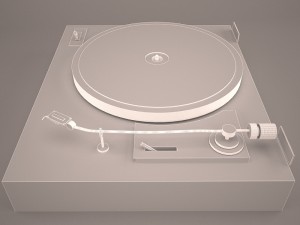 turntable vestax guber 3D 모델