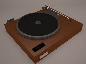 turntable vestax guber 3D 모델