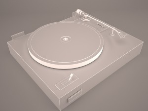 turntable vestax guber 3D 모델