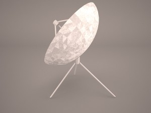 satellite dish super 3D Model