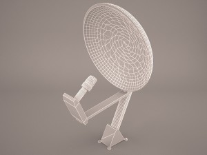 satellite dish super 1 3D Модель