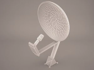 satellite dish super 1 3D Model