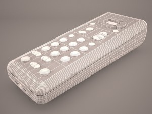 remote control 1 3D Model