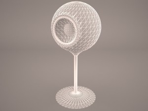 tower speaker 3D 模型