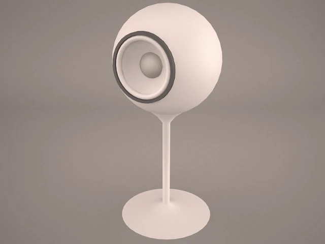 タワースピーカー 3Dモデル .c4d .max .obj .3ds .fbx .stl .blend
