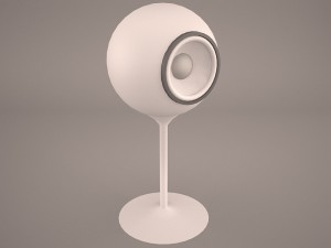 tower speaker 3D 模型