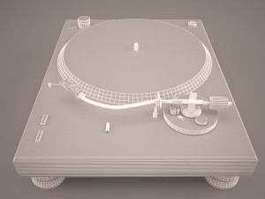 turntable vestax guber 3D 模型