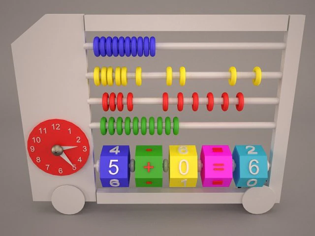 abacus 3D Model .c4d .max .obj .3ds .fbx .stl .blend 