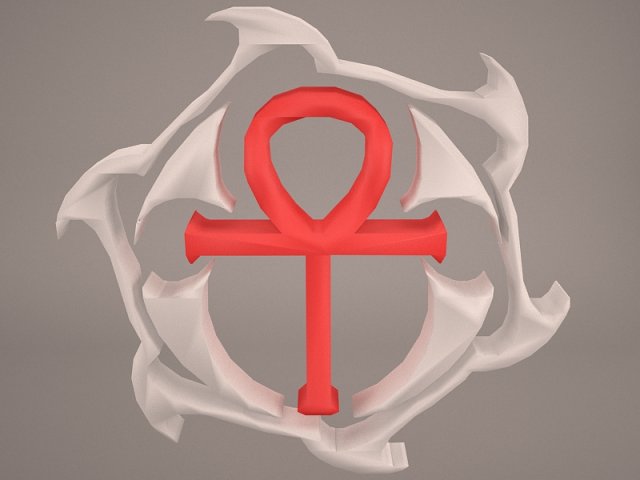 ankh symbolic 3D Модель .c4d .max .obj .3ds .fbx .stl .blend 