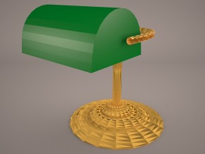 banker lamp 3D Model