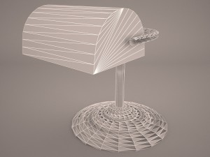 banker lamp Model 3D