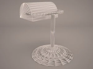 banker lamp 3D Model