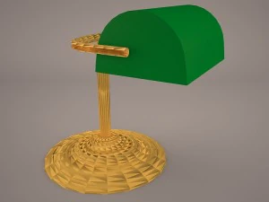 banker lamp 3D Model
