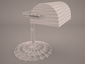 banker lamp Model 3D