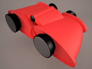 binocular 3D मॉडल