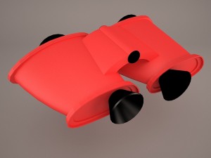 binocular Modèle 3D