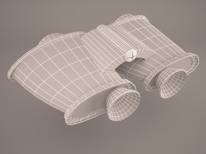 binocular Modèle 3D