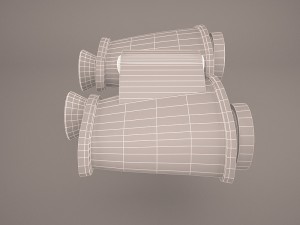 binocular Modèle 3D