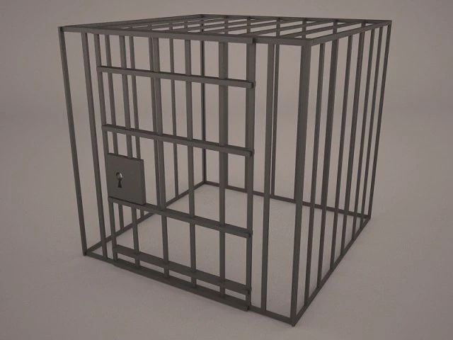 human cage 3D Model .c4d .max .obj .3ds .fbx .stl .blend 