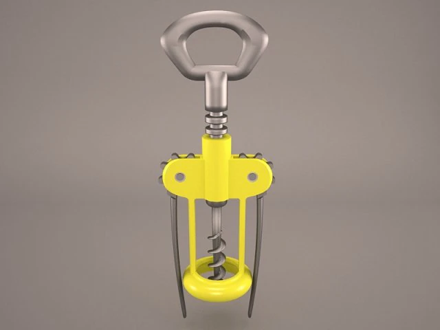 wing corkscrew 3D Model .c4d .max .obj .3ds .fbx .stl .blend