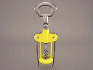 Fl&uuml;gelkorkenzieher 3D Modell