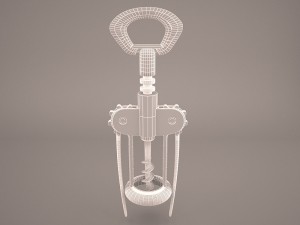 wing corkscrew 3D Model