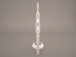 wing corkscrew 3D Model