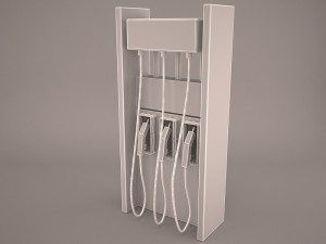 petrol pump 3D Model