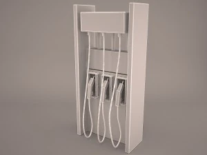 petrol pump 3D Model