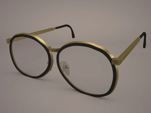 glasses 3D Model .c4d .max .obj .3ds .fbx .stl .blend