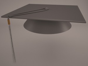 graduation cap 3D Model