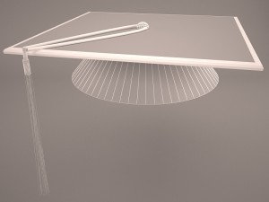 graduation cap 3D Модель