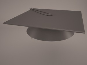 graduation cap 3D Модель