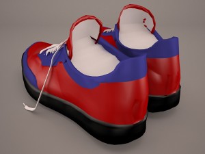 gym shoes 3D Model
