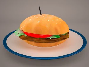 hamburger 3D Model
