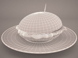 hamburger Modelo 3D