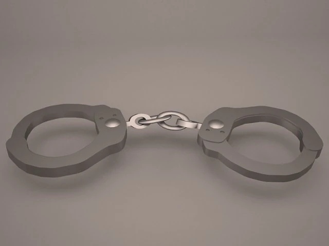 handcuffs 3D Model .c4d .max .obj .3ds .fbx .stl .blend