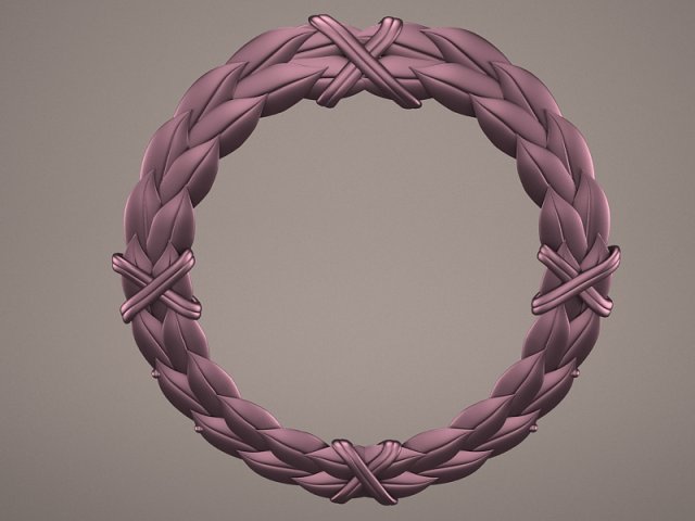 laurel leaves 3D Model .c4d .max .obj .3ds .fbx .stl .blend 