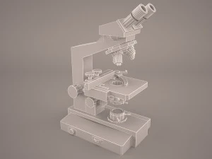 microscope 3D Model