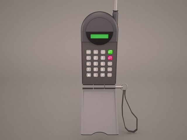 old cellphone 3Dモデル .c4d .max .obj .3ds .fbx .stl .blend 