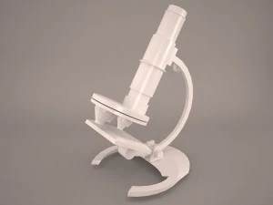 microscopio Modello 3D