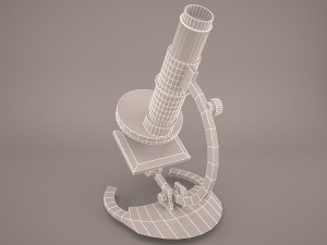 microscope 3D Модель